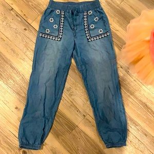 Super cute girls boho pants
